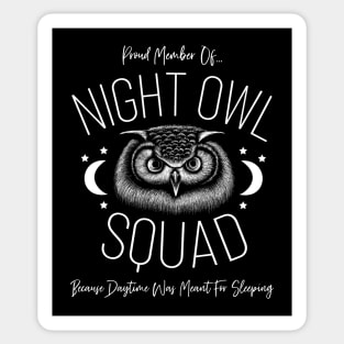 Night Owl Squad Sticker